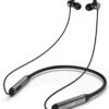 Rockerz 110 Wireless Neckband With Up To 40 Hrs Playtime, Dual Device Pairing, Enx Tech, Beast Mode, Asap Charging, Btv5.3, Ipx5, Type-C Interface & Magnetic Power Buds Active Black