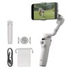 Osmo Mobile 6 Smartphone Gimbal Stabilizer,OM Magnetic phone clamp, 3-Axis Phone Gimbal, Built-In Extension Rod, Android And iPhone Gimbal, Vlogging Stabilizer YouTube TikTok video, UAE Version With Official Warranty Support Black