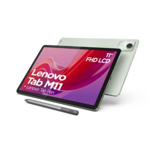 M11 Tab, 11-Inch, 8GB RAM, 128GB, 4G LTE With Folio Case & Lenovo Pen - Luna Grey