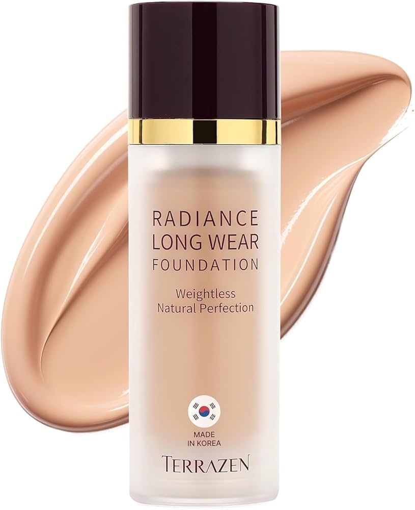 Korean Face Makeup Liquid Foundation CC Cream 30ml Natural Beige - Beauty Liquid Full Coverage Long Lasting Base with Natural Matte Finish