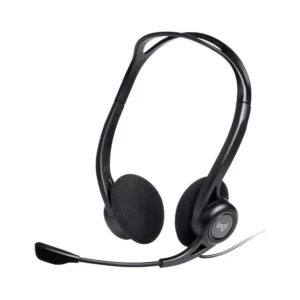 H340 USB Headset, Plug And Play, Noise Cancelling Microphone, USB Type A, Adjustable Headband, Black | 981-000475 Black