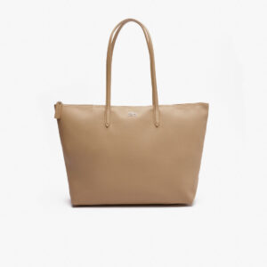 Lacoste Bag Medium Tote Bags for Women, Claret Women's Shoulder Bags, Lacoste Handbag