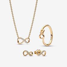 Sparkling Infinity Collier Necklace for Women 368821C01-50