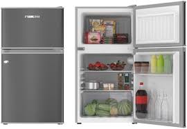 130L Gross / 90L Net, Single Door Mini Refrigerator, Chiller And Veg. Compartment, 2 Glass Shelves And Bottle Storage Racks, Compact Small Size Beverage Fridge, Child Lock, Best For Home, Office, Bedroom 130 L 281 kW NRF130SS1 Grey