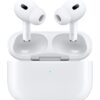 AirPods Pro 2 Wireless Earbuds, Bluetooth Headphones, Active Noise Cancellation, Hearing Aid Feature, Transparency, Personalized Spatial Audio, High-Fidelity Sound, H2 Chip, USB-C Charging White