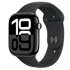 Watch Series 10 GPS 46mm Jet Black Aluminium Case With Black Sport Band