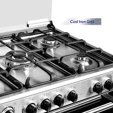 60cm Freestanding Electric Cooking Range | Vitro-Ceramic Cooktop | 4 Heating Zones | 6 Oven Functions | Turbo Fan | Full Safety & Thermostatic Control AF-60VTSS Silver