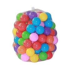 50-Piece Soft Ocean Pit Toy Balls Play Set Multicolored For Age Group 1+ Years 31.4x29x18cm