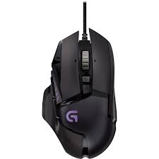 G502 Hero High Performance Wired Gaming Mouse, Hero 25K Sensor, 25,600 DPI, RGB, Adjustable Weights, 11 Programmable Buttons, On-Board Memory, PC And Mac